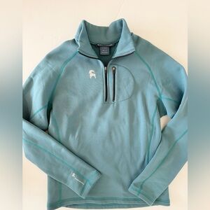 Backcountry Men’s Teal Quarter-Zip Pullover size M